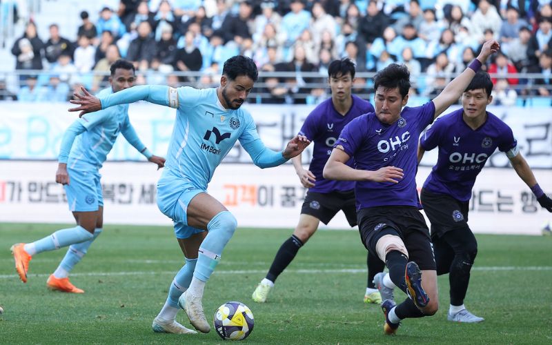 bảng xếp hạng k league chi tiết